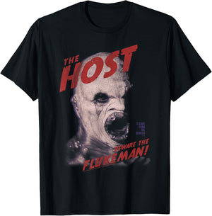 X-Files Epic Th Host Be Ware The Flukeman! Big Chest Poster T-Shirt - T-Shirt | Black