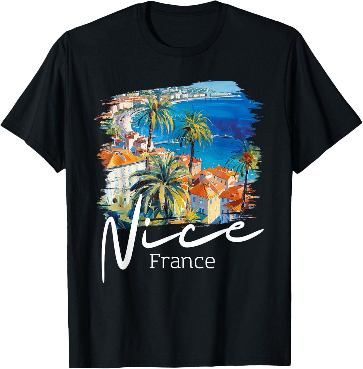 Nice France T-Shirt - T-Shirt | Black