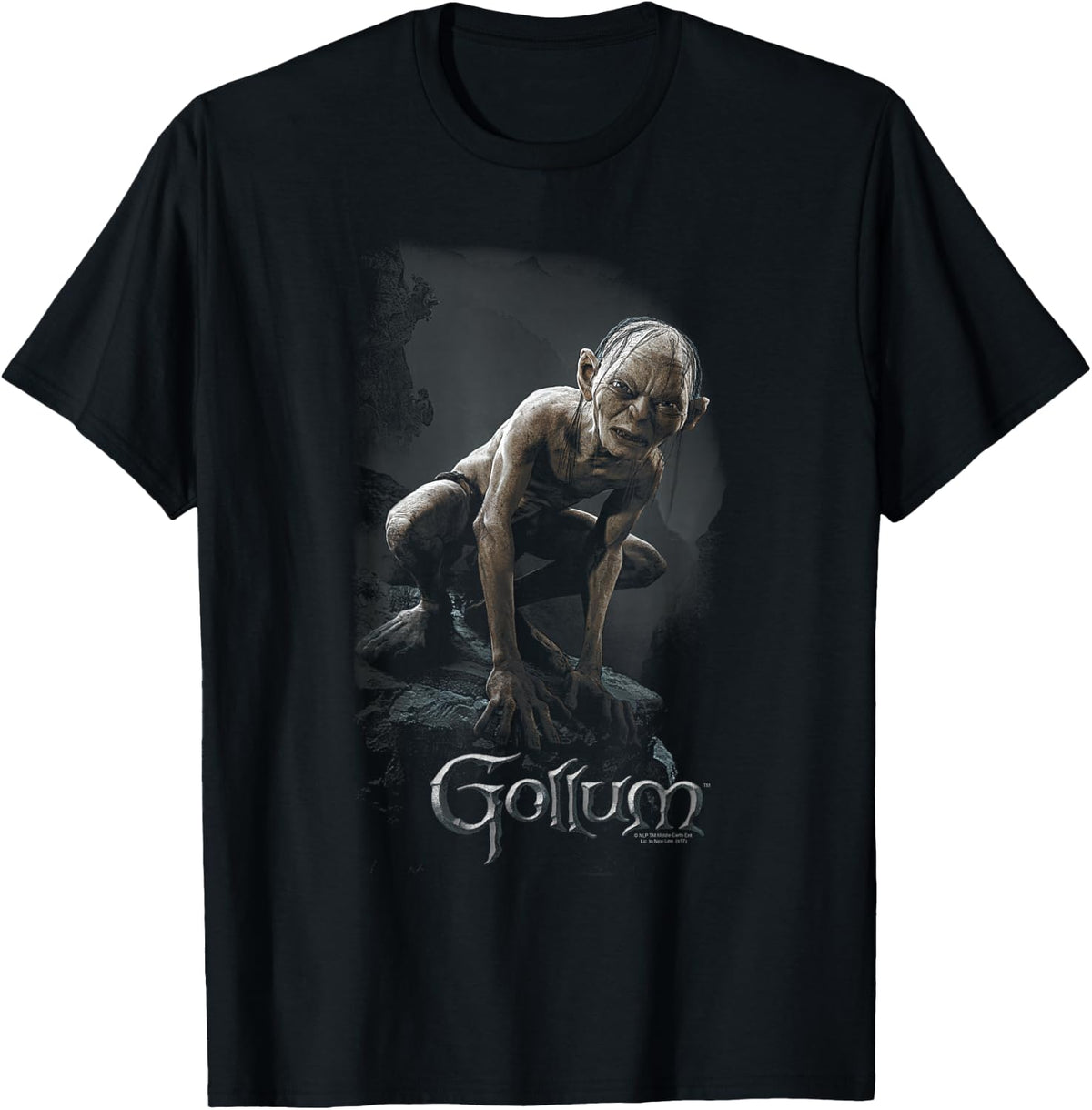 The Lord of the Rings Gollum T-Shirt - T-Shirt | Black