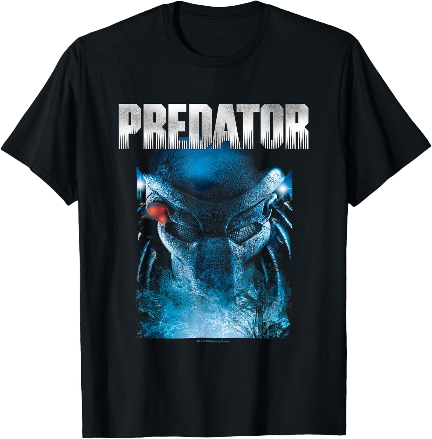 Aliens Iconic Epic Predator Big Face Chest Big Poster T-Shirt - T-Shirt | Black