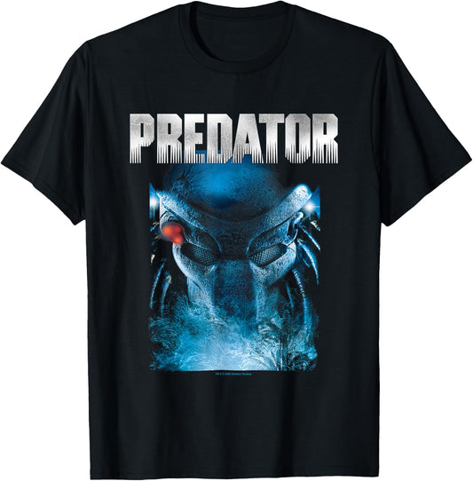 Aliens Iconic Epic Predator Big Face Chest Big Poster T-Shirt - T-Shirt | Black