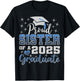 Super Proud Sister of 2025 Graduate Awesome Family College T-Shirt - T-Shirt | Black