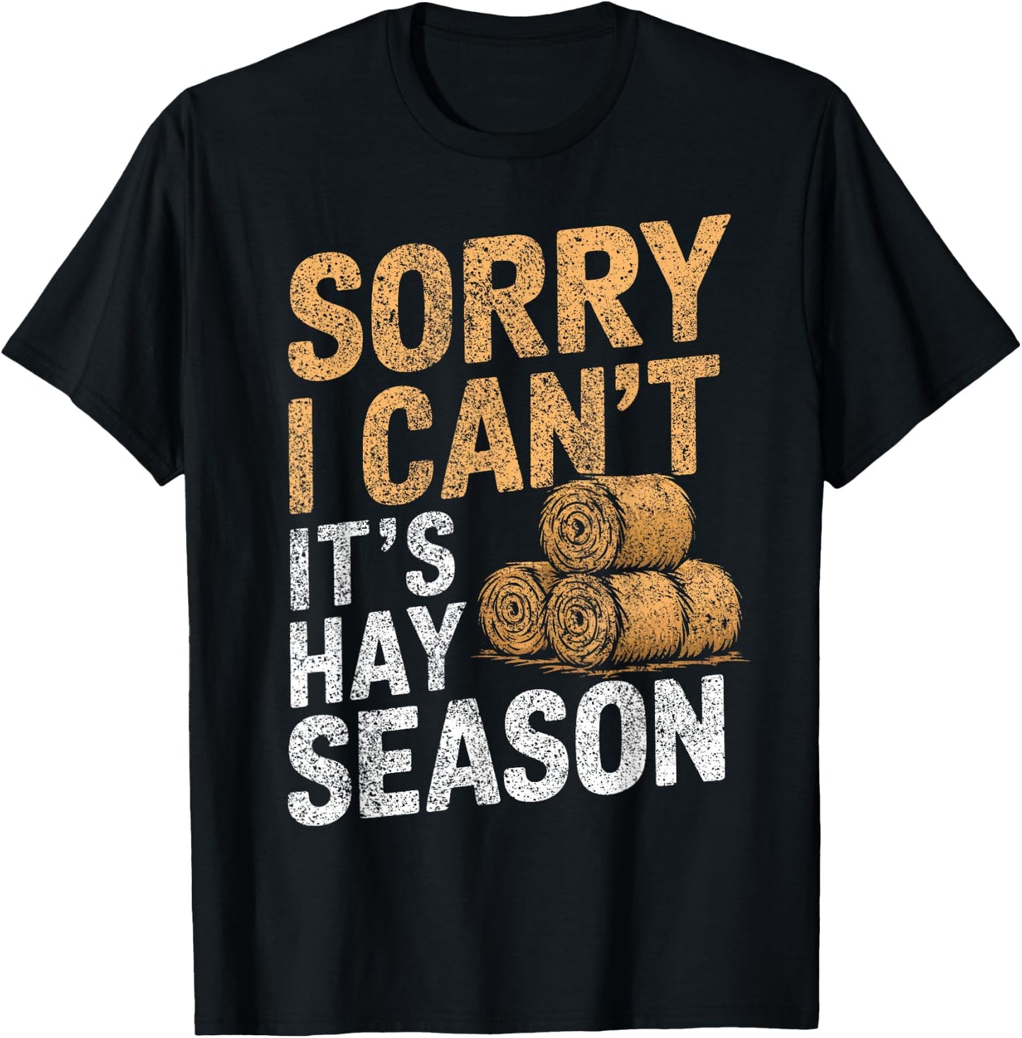 Farming Hay Season Hay Farmer T-Shirt - T-Shirt | Black