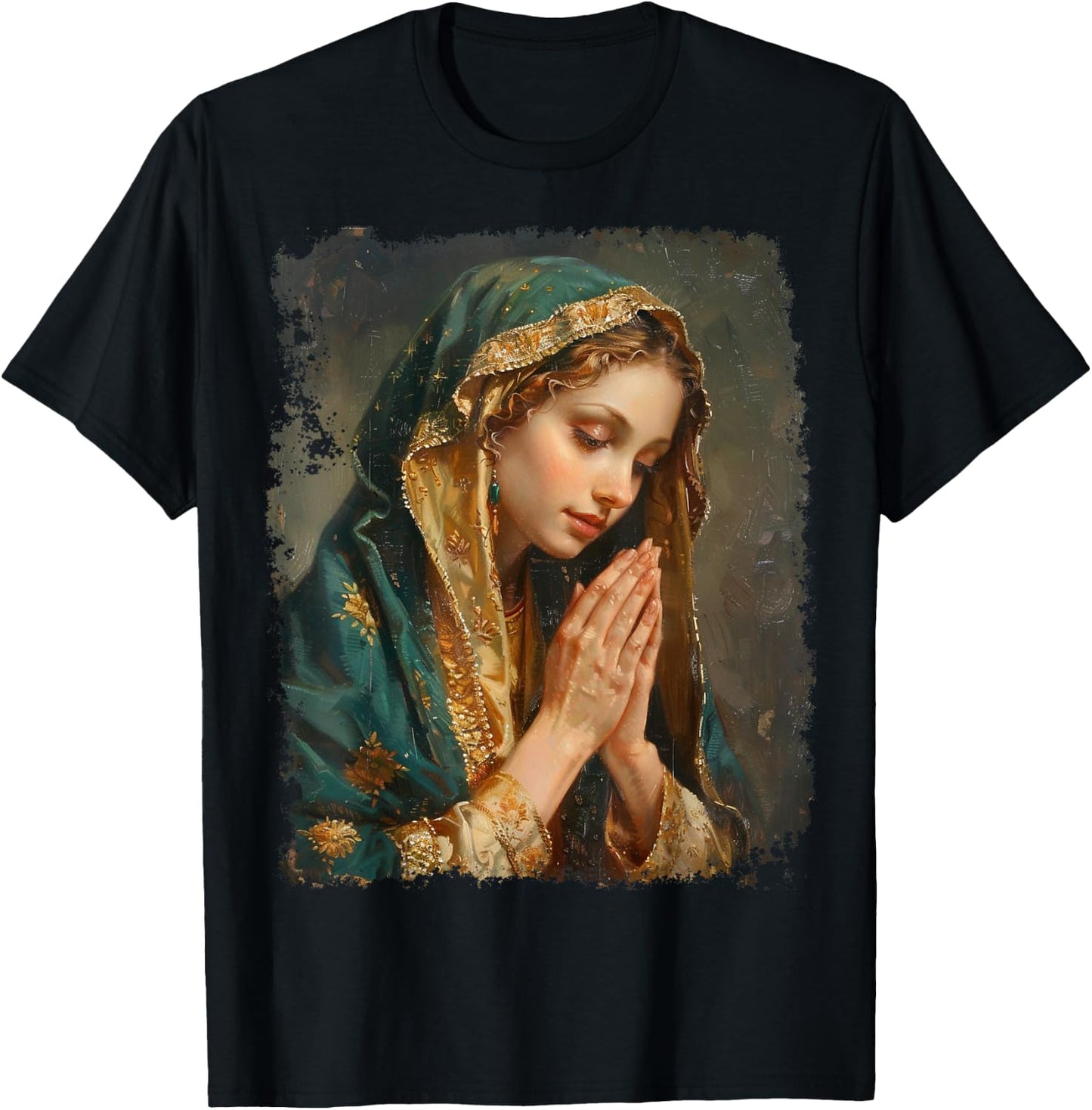 Saint Mary Mother of Jesus T-Shirt - T-Shirt | Black