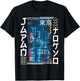 Tokyo City Retro Japan Aesthetics Streets of Tokyo T-Shirt - T-Shirt | Black