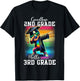 Goodbye 2nd Grade Hello 3rd Grade Dabbing Boy Colorful T-Shirt - T-Shirt | Black