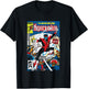 Marvel Comics Retro Classic Nightcrawler VS Pirates Cover T-Shirt - T-Shirt | Black