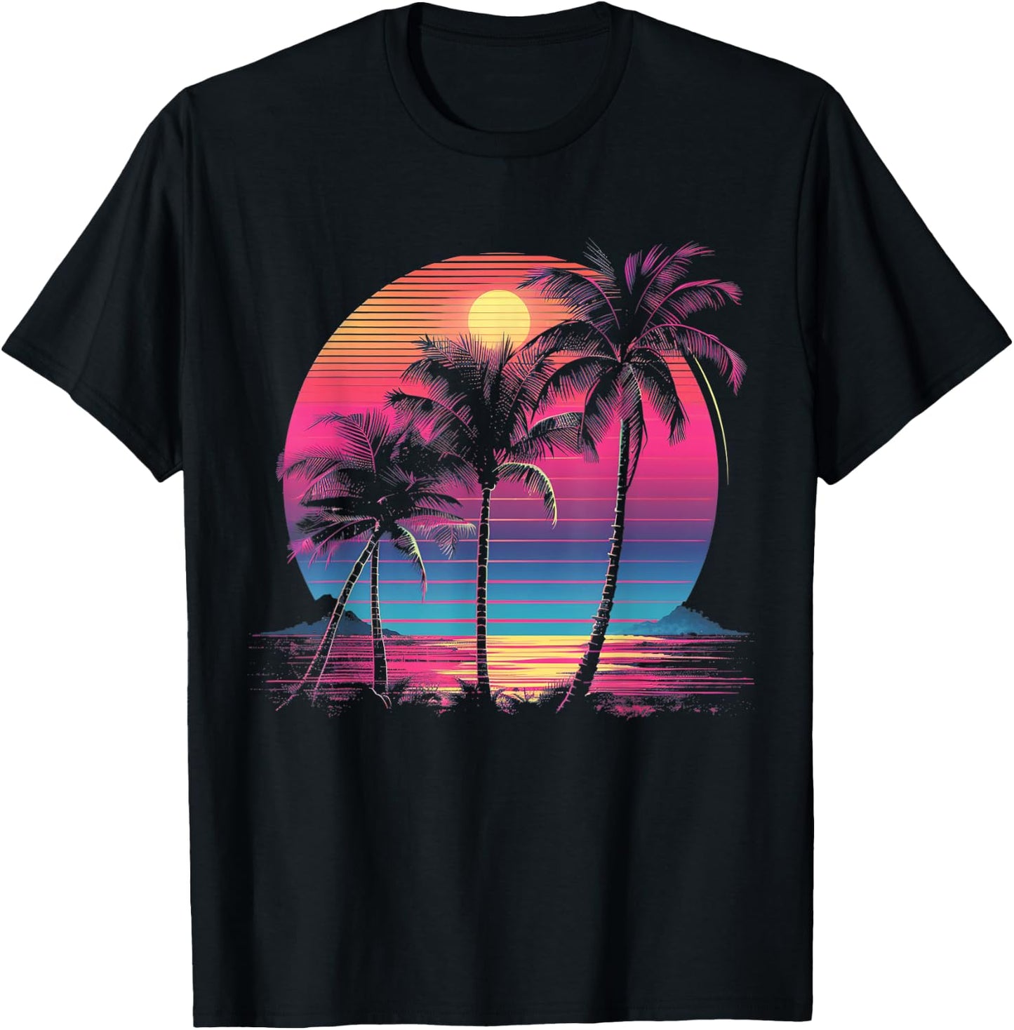 Vaporwave Retro T-Shirt - T-Shirt | Black