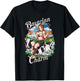 Bavarian Anime Girl with Beer Mugs German Manga T-Shirt - T-Shirt | Black