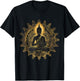 Meditation Zen Buddha Mandala Spiritual Buddhist Hindu T-Shirt - T-Shirt | Black