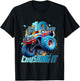 I'm Crushing it Monster Truck 10 Year Old Boys 10th Birthday T-Shirt - T-Shirt | Black