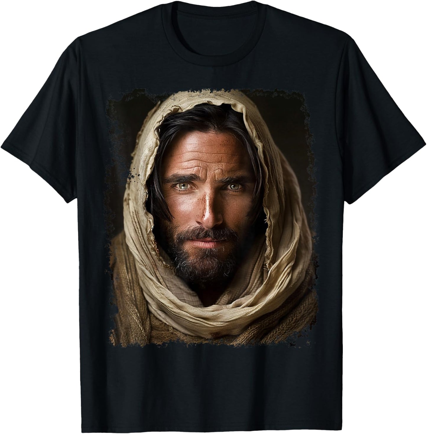 Face Jesus Christ T-Shirt - T-Shirt | Black
