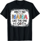 Ain't No Nana Like The One I Got Cute Leopard Family Reunion T-Shirt - T-Shirt | Black