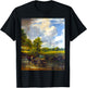 The Hay Wain John Constable Romanticism Landscape Art T-Shirt - T-Shirt | Black