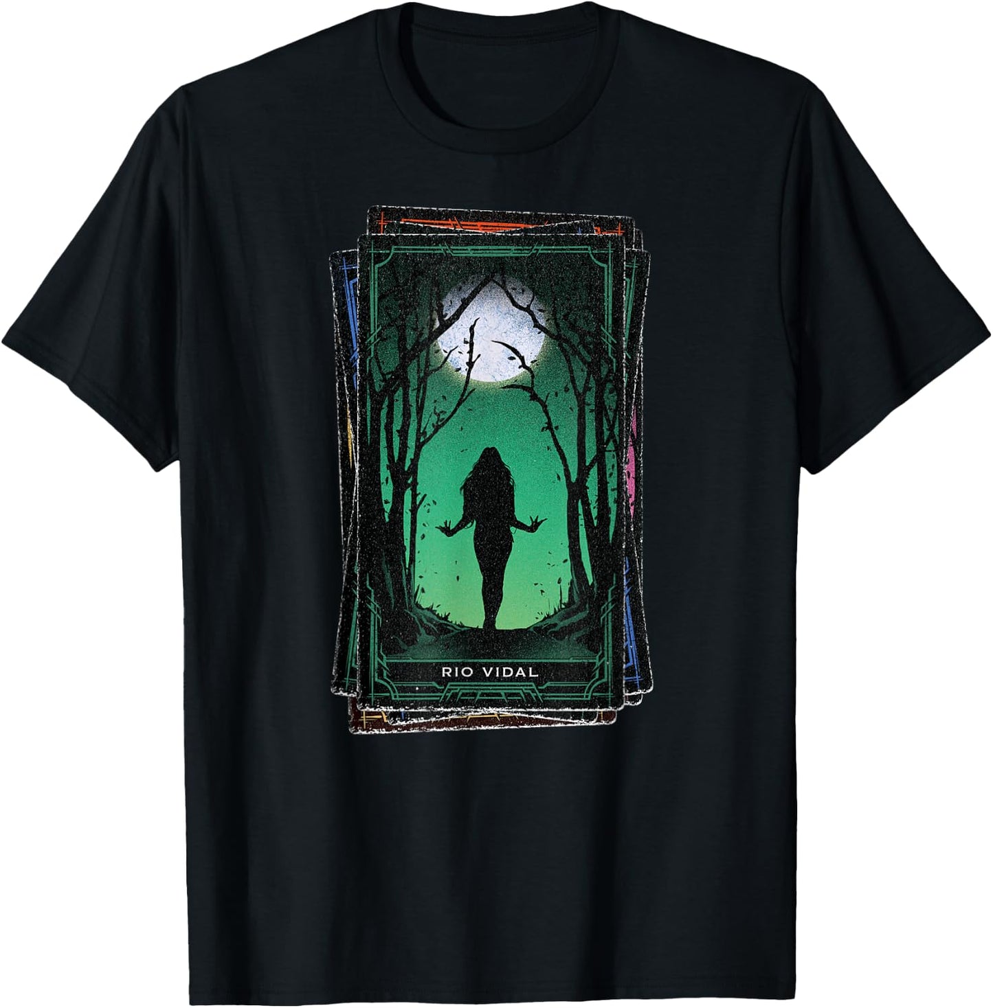 Marvel Agatha All Along Disney+ Rio Vidal Tarot Card T-Shirt - T-Shirt | Black
