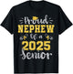 Proud Nephew of a Class of 2025 Senior Graduate 2025 T-Shirt - T-Shirt | Black
