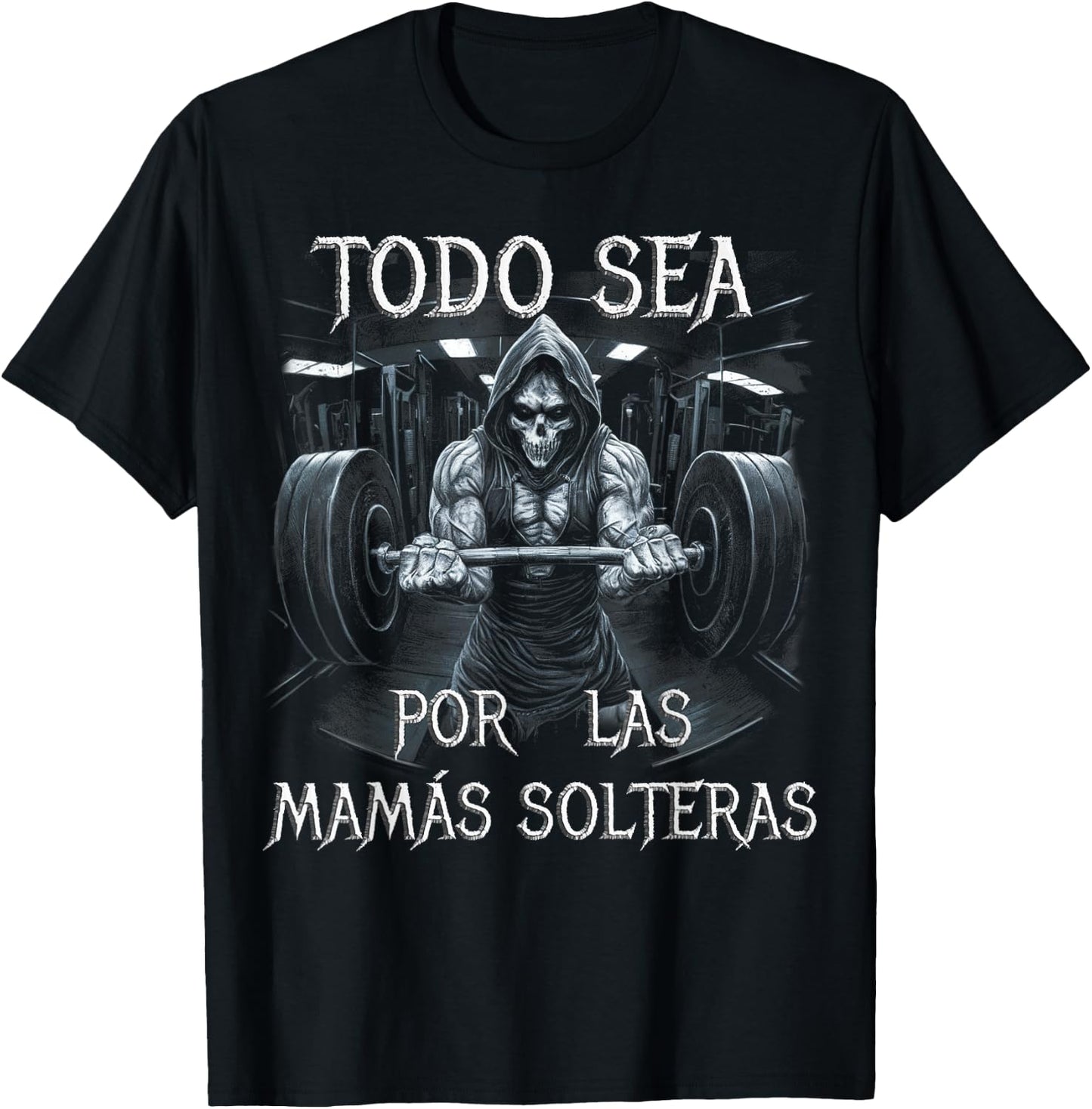 Todo sea por las mamas solteras: calacas chidas T-Shirt - T-Shirt | Black