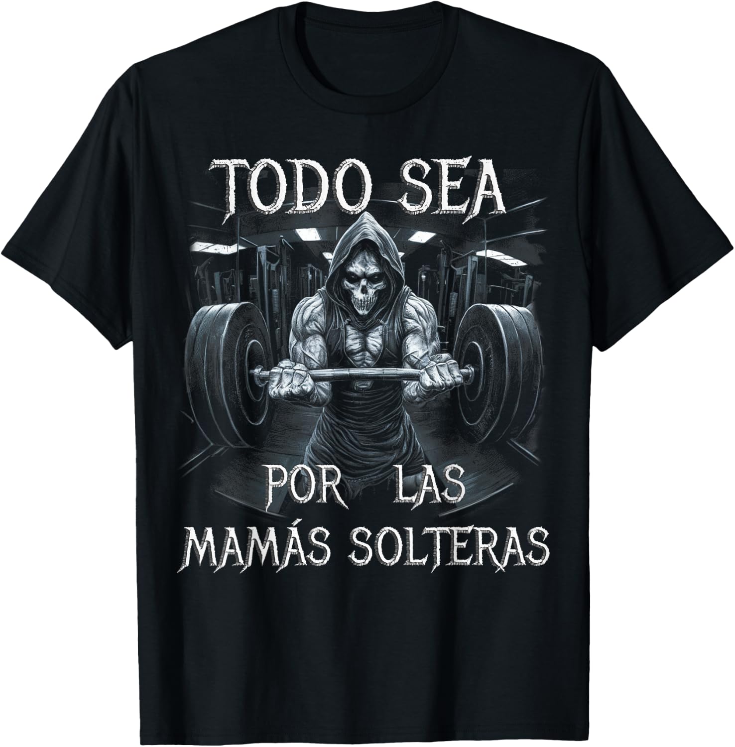 Todo sea por las mamas solteras: calacas chidas T-Shirt - T-Shirt | Black