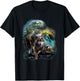 Vintage wolf Shirt wolf women Lovers for boys and girls T-Shirt - T-Shirt | Black