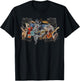 Animals Musicians Music Cats Dogs Raccoon Animalz Band Art T-Shirt - T-Shirt | Black