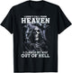 Scary Skull I didn't Fall From Heaven I Clawed My Way Out Of T-Shirt - T-Shirt | Black