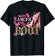 Give Cancer The Boot Western Cowgirl Leopard Breast Cancer T-Shirt - T-Shirt | Black