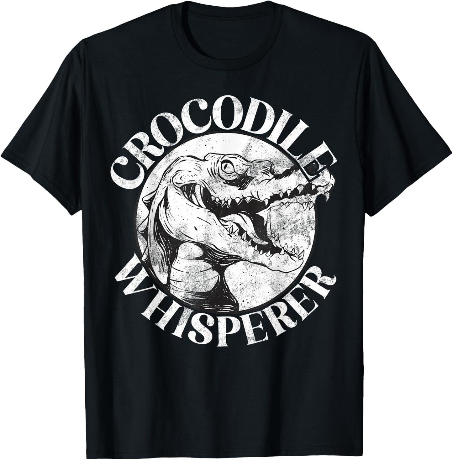 Crocodile Whisperer Crocodile T-Shirt - T-Shirt | Black