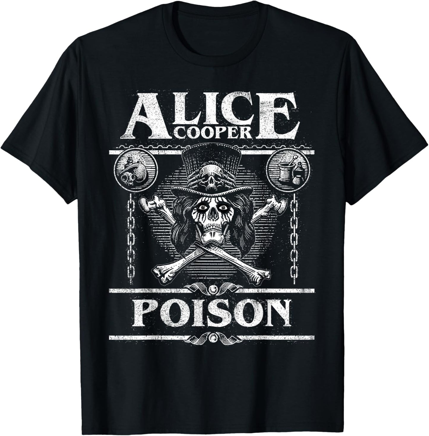 Alice Cooper – Poison Label T-Shirt - T-Shirt | Black