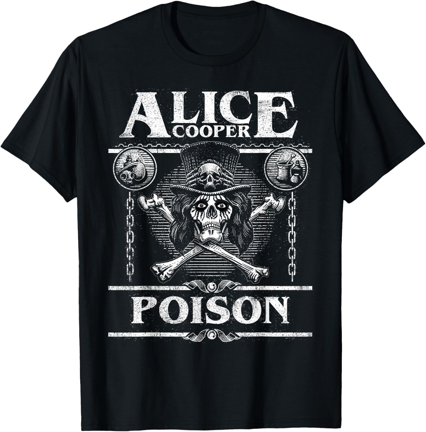 Alice Cooper – Poison Label T-Shirt - T-Shirt | Black
