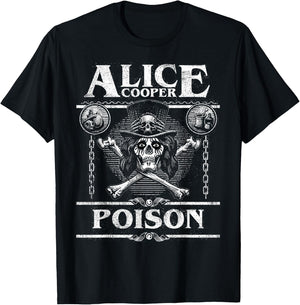 Alice Cooper – Poison Label T-Shirt - T-Shirt | Black
