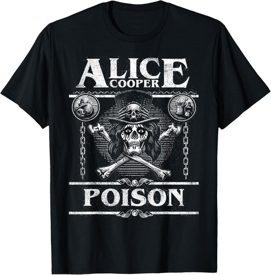 Alice Cooper – Poison Label T-Shirt - T-Shirt | Black