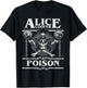 Alice Cooper – Poison Label T-Shirt - T-Shirt | Black