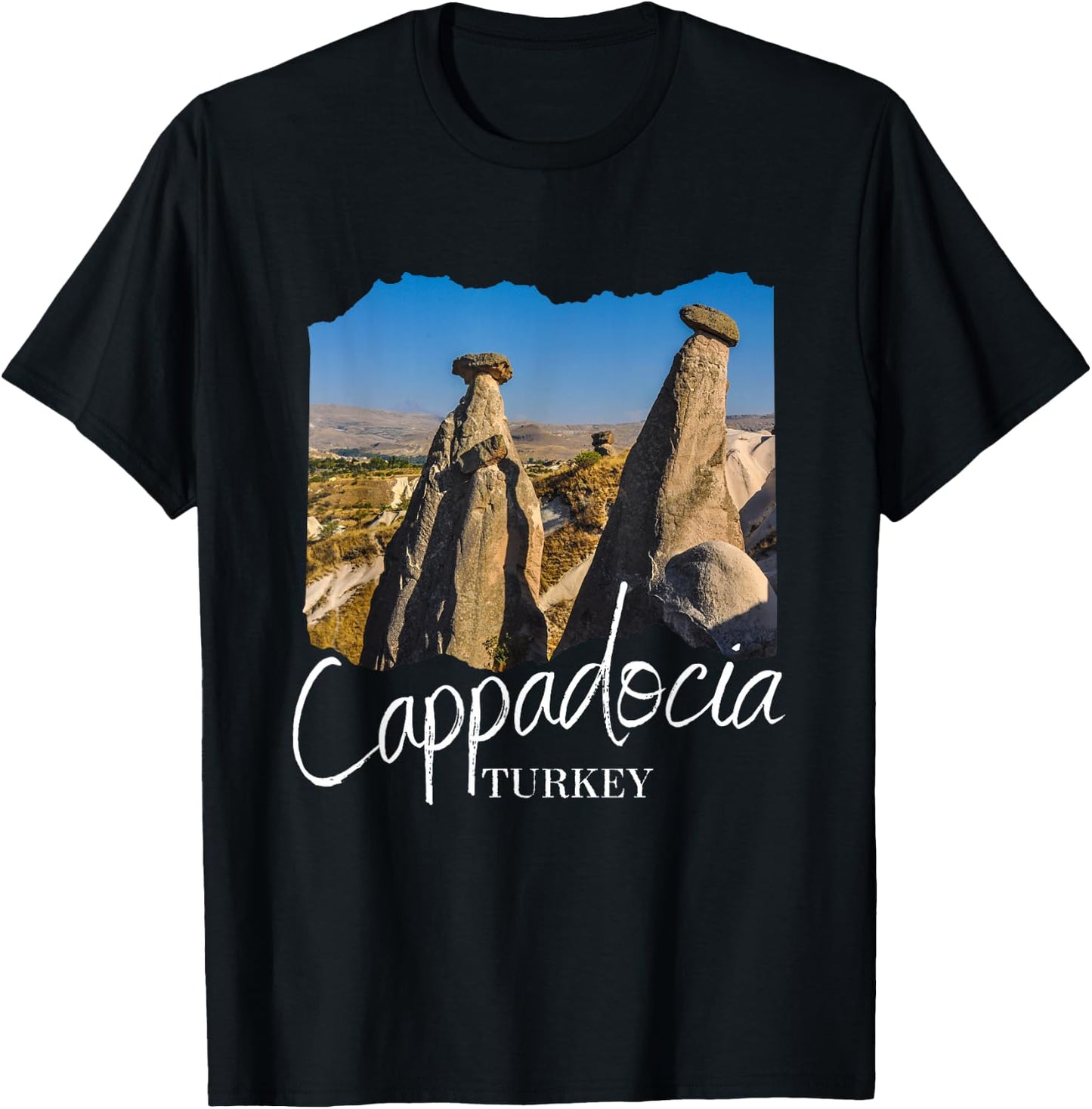 Turkey Cappadocia Souvenir / Cappadocia T-Shirt - T-Shirt | Black