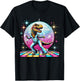 Aesthetic T-Rex Disco T-Shirt - T-Shirt | Black