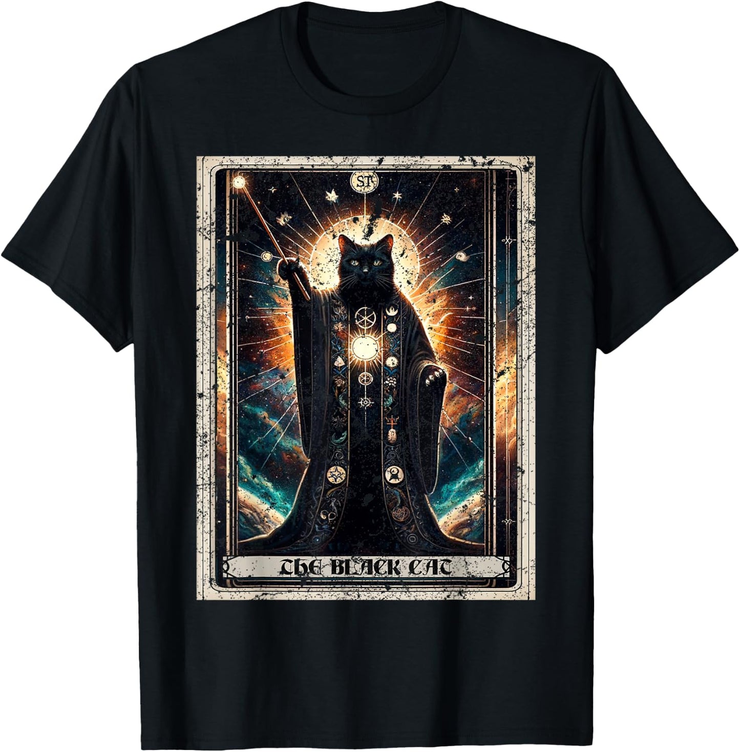 Cat Black T-Shirt - T-Shirt | Black