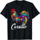 DeColores Cursillo Rainbow Rooster Catholic T-Shirt - T-Shirt | Black