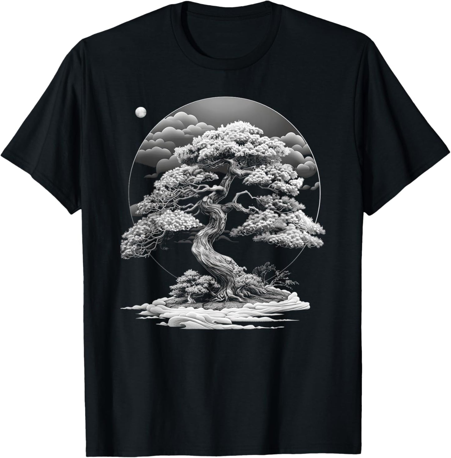 Bonsai Tree , Japanese culture, meditation, penjing , zen T-Shirt - T-Shirt | Black
