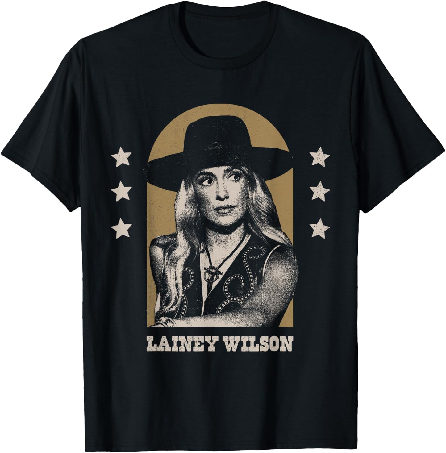 Lainey Wilson - Country's Cool Again Portrait , Small, Black T-Shirt - T-Shirt | Black