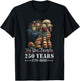 Poodle Dog 250 Years American 1776 2026 4th July T-Shirt - T-Shirt | Black