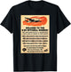 B-25 Mitchell WW2 Medium Bomber Facts Welcome Information T-Shirt - T-Shirt | Black