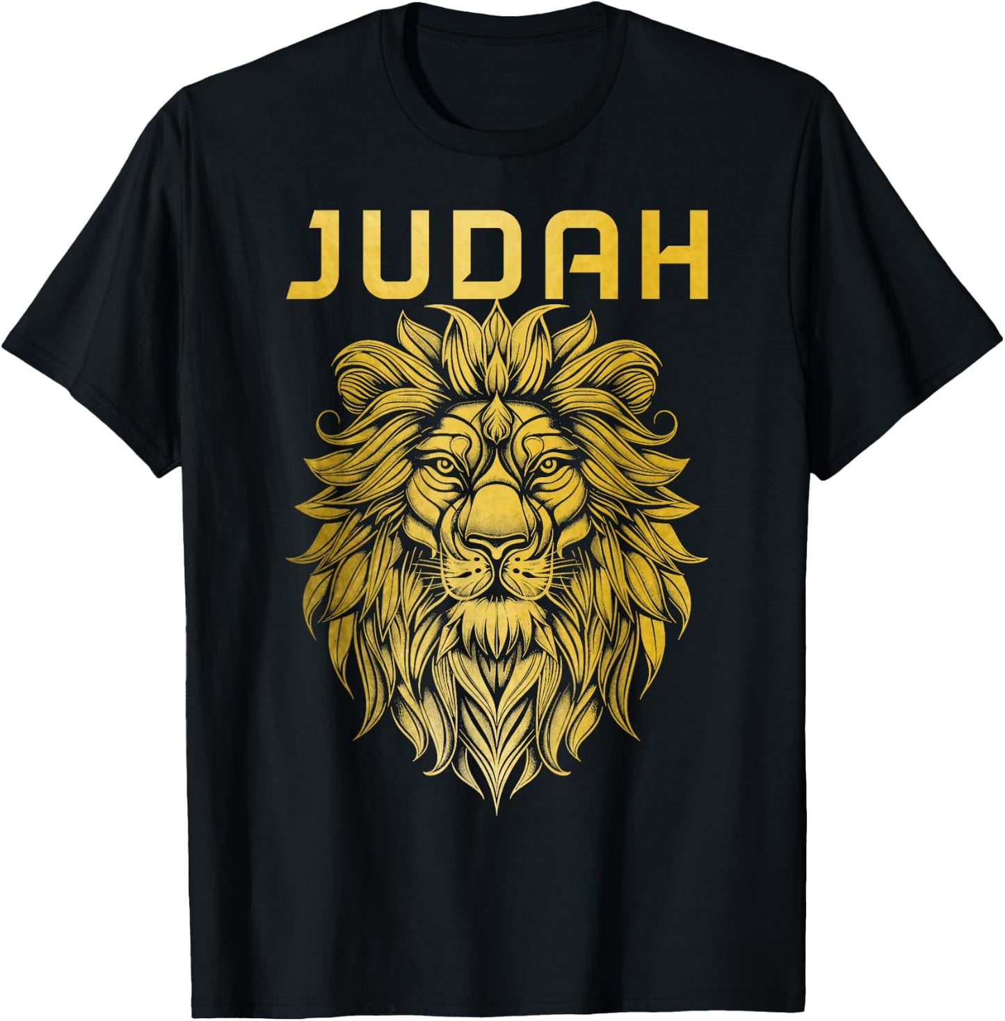 Lion of Judah Hebrew Israelite Christian Jewish T-Shirt - T-Shirt | Black