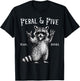 Feral and Five Funny Raccoon 5th Birthday T-Shirt - T-Shirt | Black