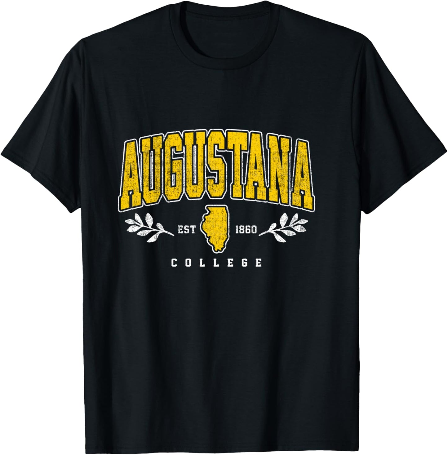 Augustana Arch Retro Vintage for Men Women T-Shirt - T-Shirt | Black