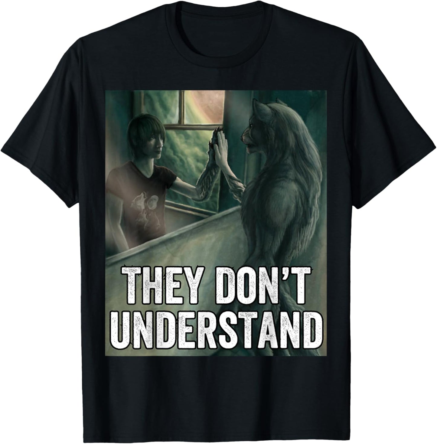 They Dont Understand Wolf T-Shirt - T-Shirt | Black