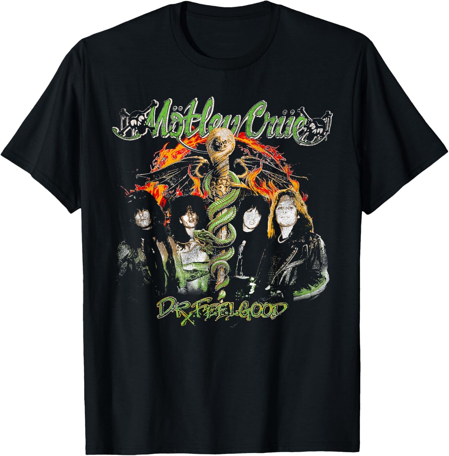 Mötley Crüe – Burning Dr. T-Shirt - T-Shirt | Black
