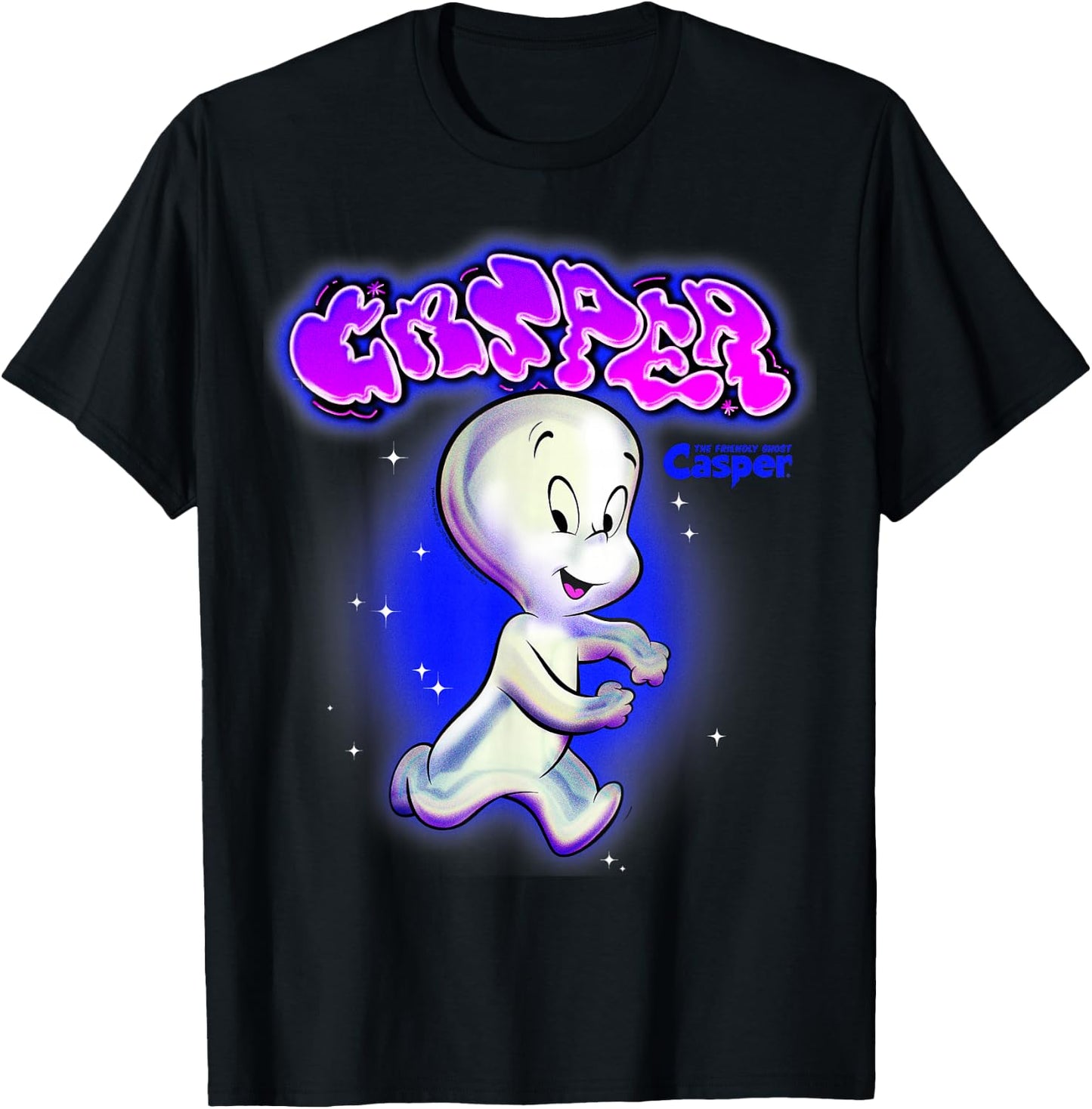 Casper the Friendly Ghost Graffiti T-Shirt - T-Shirt | Black