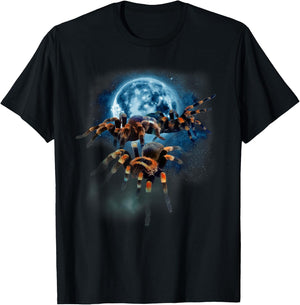 Tarantula Shirt - Tarantula - Howling at the Moon T-Shirt - T-Shirt | Black