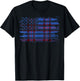 Clan Elliott American Flag Scottish Tartan T-Shirt - T-Shirt | Black