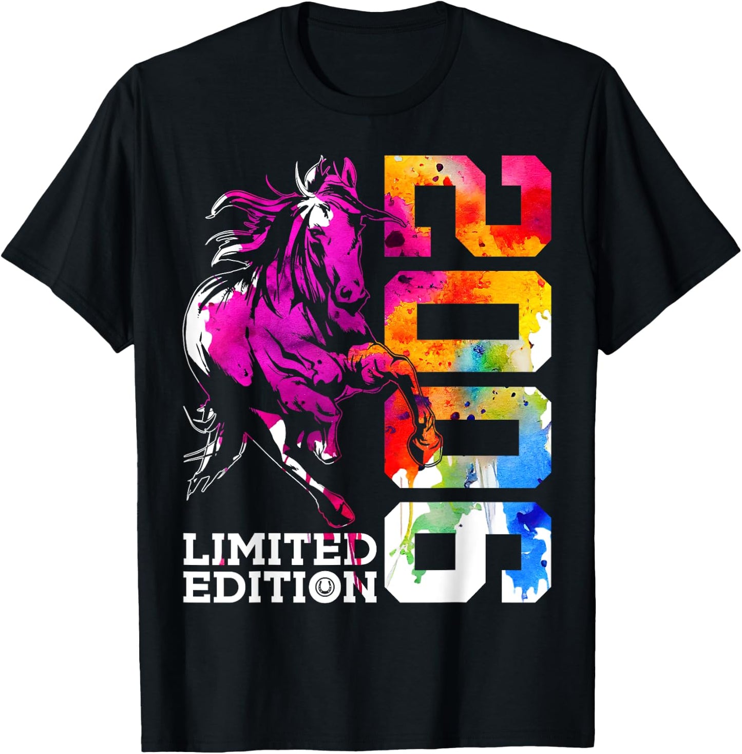 Limited Edition 2006 Riding Horse 19th Birthday T-Shirt - T-Shirt | Black