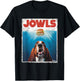 Funny Bassett Hound Dog Jowls Burger, Puppy Dog Eyes Dog Mom T-Shirt - T-Shirt | Black
